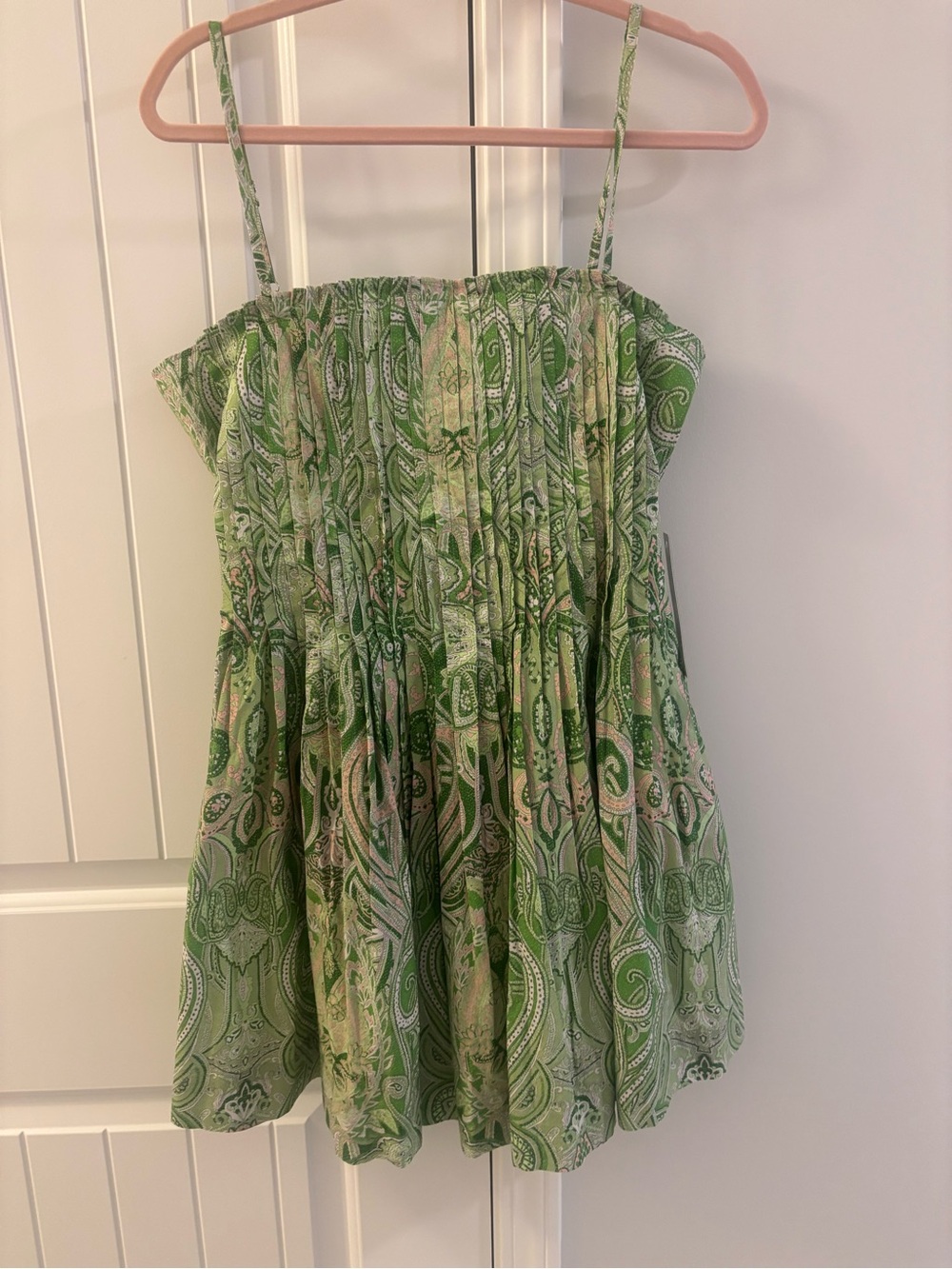 Love The Label Green Karina Sleeveless Square Neck Mini Dress - Picture 4 of 8